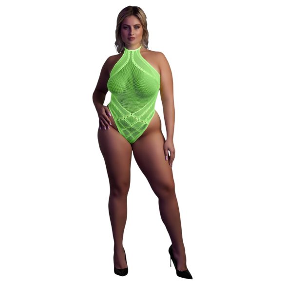 Ouch! - body con tirantes efecto fosforescente - verde neón