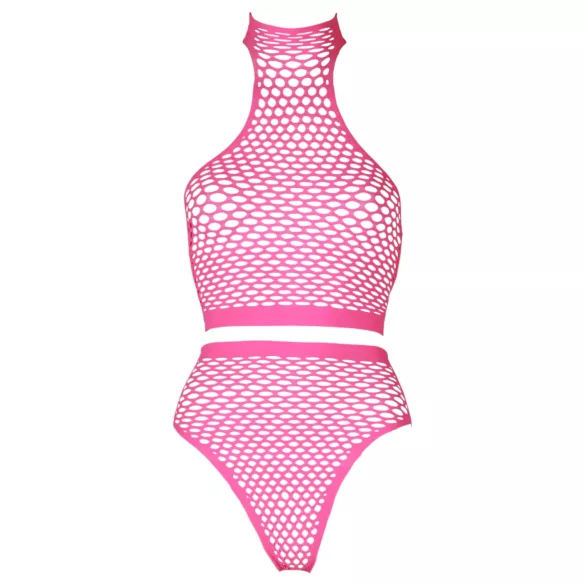 Ouch! - conjunto de lencería fluorescente - rosa