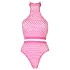 Ouch! - conjunto de lencería fluorescente - rosa