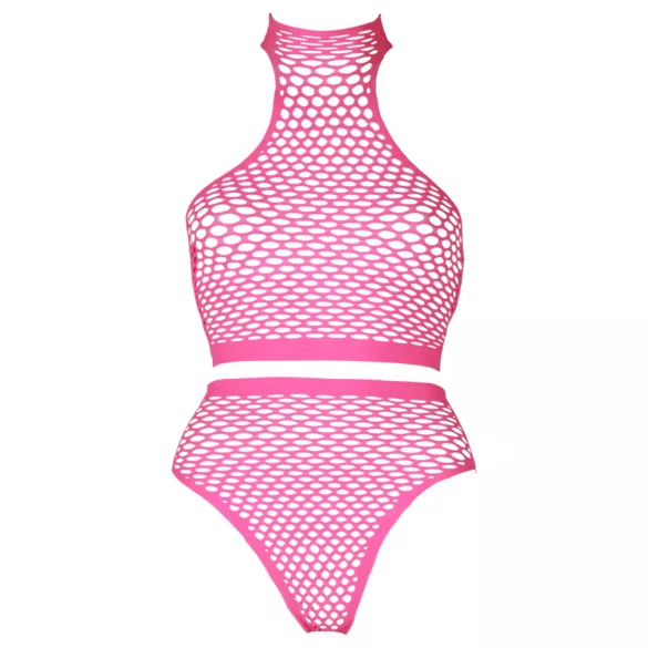 Ouch! - conjunto de lencería fluorescente - rosa