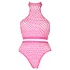 Ouch! - conjunto de lencería fluorescente - rosa