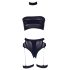 Le Désir Plus Size - Conjunto de lencería 3 piezas - negro (XL-4XL)