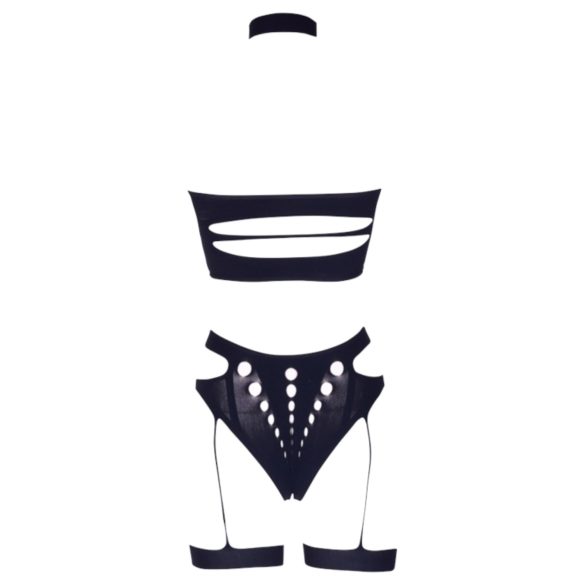 Le Désir - conjunto lencería sexy talla grande - negro (XL-4XL)