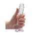 REALROCK - Dildo realista transparente - 17 cm