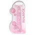 RealRock - dildo realista transparente - silicona rosa 19cm