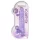 RealRock - dildo realista transparente - lila - 22 cm