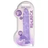 RealRock - dildo realista transparente - lila - 22 cm
