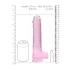 RealRock - dildo realista transparente - rosa 22cm