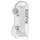 RealRock - consolador realista transparente - 22 cm