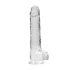 RealRock - consolador realista transparente - 22 cm