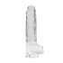 RealRock - consolador realista transparente - 22 cm