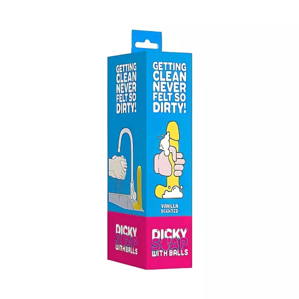 S-Line - Dicky - jabón con forma de pene y testículos - vainilla (210 g)