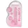 RealRock - consolador realista transparente - silicona rosa 15cm