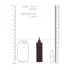 Ouch Chocolate - vela corporal de parafina - aroma a chocolate - 100g
