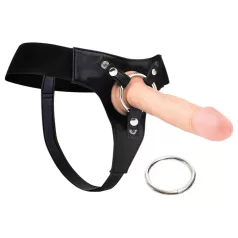 RealRock Deluxe - arnés con soporte inferior - negro