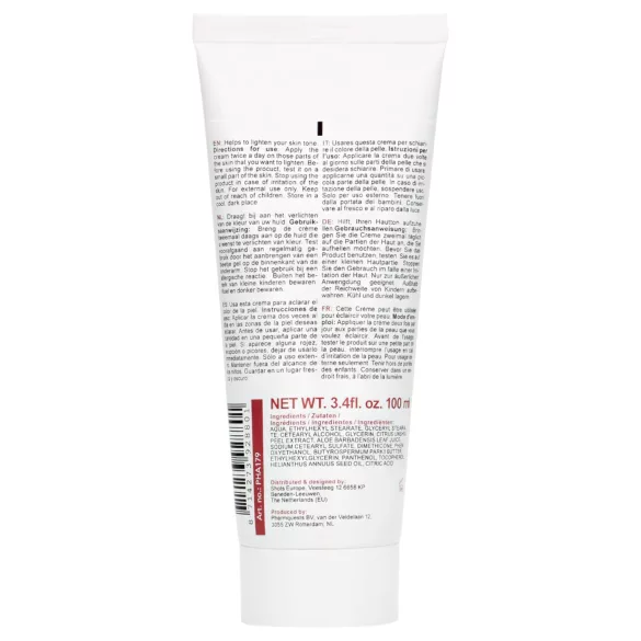 Pharmquests Gene White - crema blanqueadora de piel - 100ml