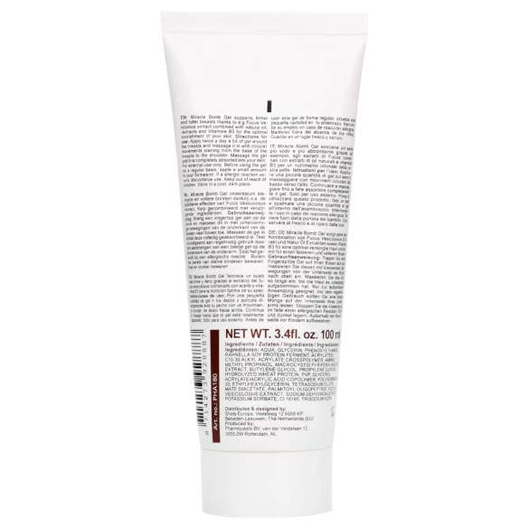 Pharmquests Miracle Bomb - crema reafirmante y potenciadora de busto - 100ml