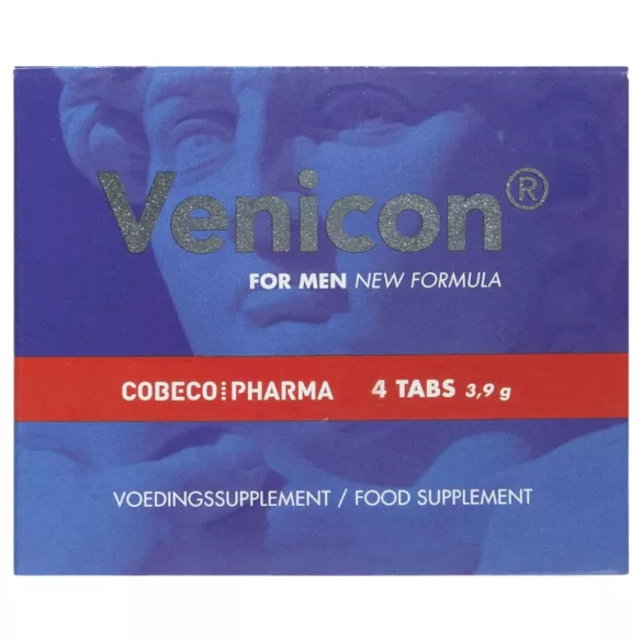 Venicon - cápsulas potenciadoras para hombre - suplemento - 4 unidades