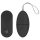 Easytoys - Huevo vibrador con 7 ritmos a control remoto (negro)