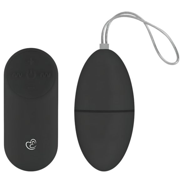 Easytoys - Huevo vibrador con 7 ritmos a control remoto (negro)