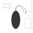 EasyToys - huevo vibrador inalámbrico portátil de 7 ritmos (negro)