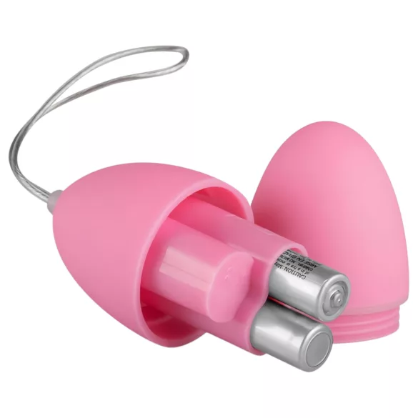 Easytoys - huevo vibrador inalámbrico 7 ritmos silicona rosa