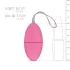 Easytoys - huevo vibrador inalámbrico 7 ritmos silicona rosa