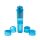 Easytoys - mini vibrador recargable - set 5 piezas - azul