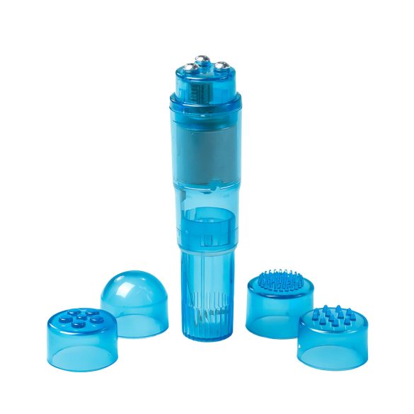 Set de Vibradores Easytoys Pocket Rocket - Azul (5 Piezas)