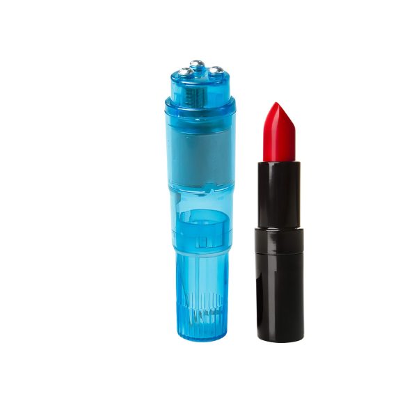 Easytoys - mini vibrador recargable - set 5 piezas - azul