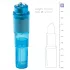 Easytoys - mini vibrador recargable - set 5 piezas - azul