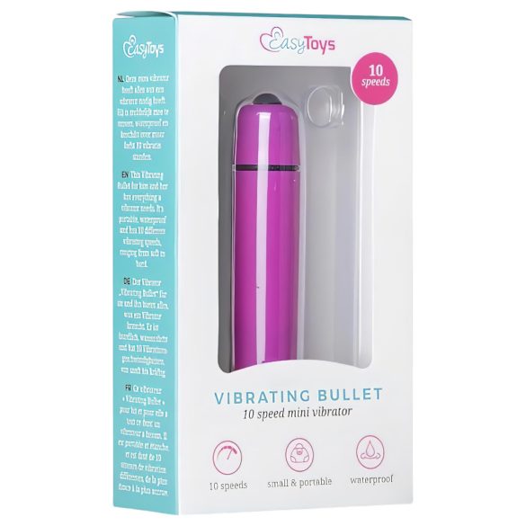 Easytoys - mini vibrador impermeable - bala vibratoria lila