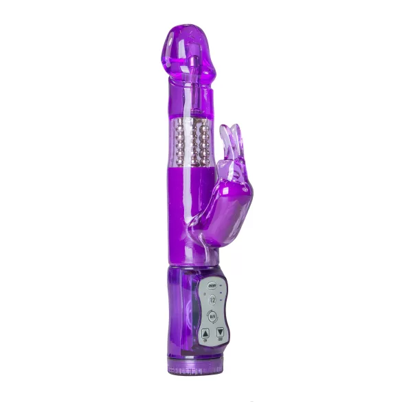 Easytoys Rabbit - vibrador con perlas rotatorias y estimulador de clítoris