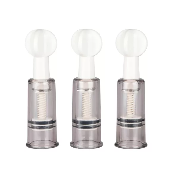 Easytoys - set de bomba para pezones y vulva - 3 piezas