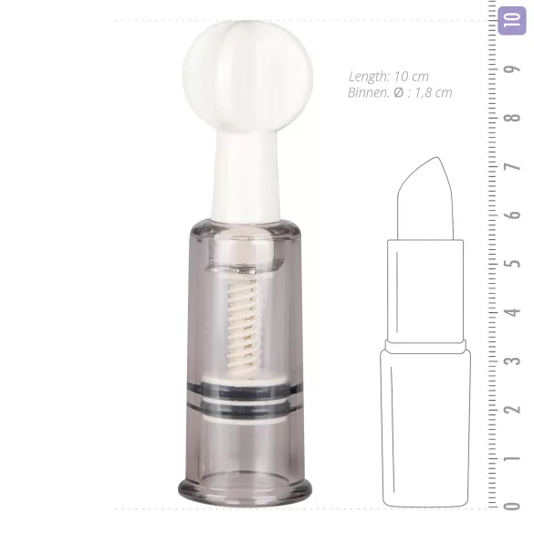 Easytoys - set de bomba para pezones y vulva - 3 piezas