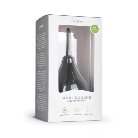 Easytoys - ducha anal - grande - negro