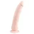 Easytoys - consolador con ventosa - silicona - 21 cm - color natural