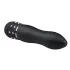 Easytoys - mini consolador vibrador curvo - negro
