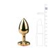 Easytoys Metal No.3 - Plug Anal - Oro-Rosa (2,5 cm)