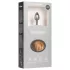 Easytoys Fox NO1 - plug anal metálico con cola de zorro - plateado/rojo