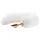 Easytoys Fox NO13 - plug anal metálico con cola de zorro - dorado/blanco