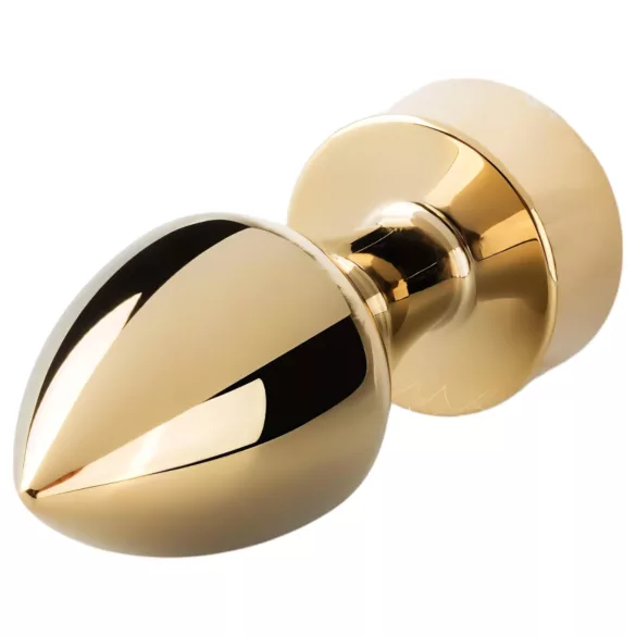 Easytoys Fox NO13 - plug anal metálico con cola de zorro - dorado/blanco