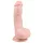 Easytoys - consolador realista con testículos y ventosa 15cm - color natural