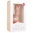 Easytoys - consolador realista con testículos y ventosa 15cm - color natural