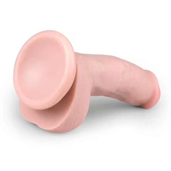 Easytoys - consolador realista con testículos y ventosa 15cm - color natural