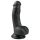 Easytoys - Dildo con ventosa y testículos (15 cm) - negro