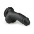 Easytoys - Dildo con ventosa y testículos (15 cm) - negro