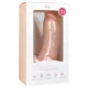 Easytoys - consolador con ventosa y testículos - 20 cm - color natural