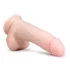 Easytoys - consolador con ventosa y testículos - 20 cm - color natural