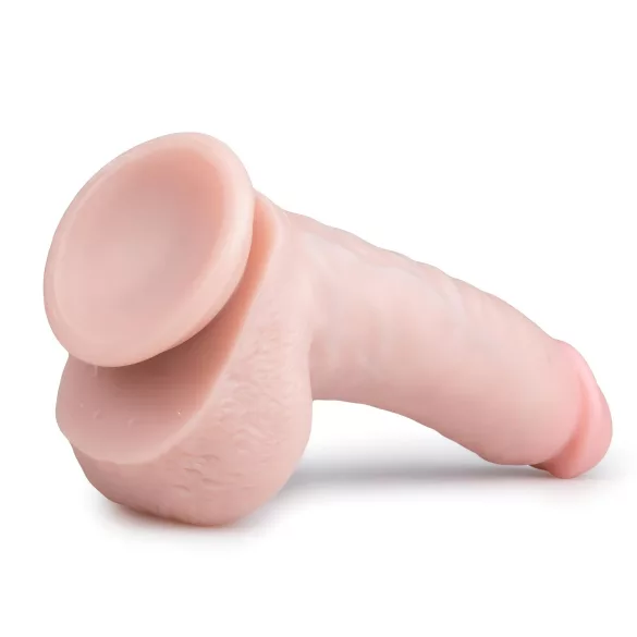 Easytoys - consolador con ventosa y testículos - 20 cm - color natural